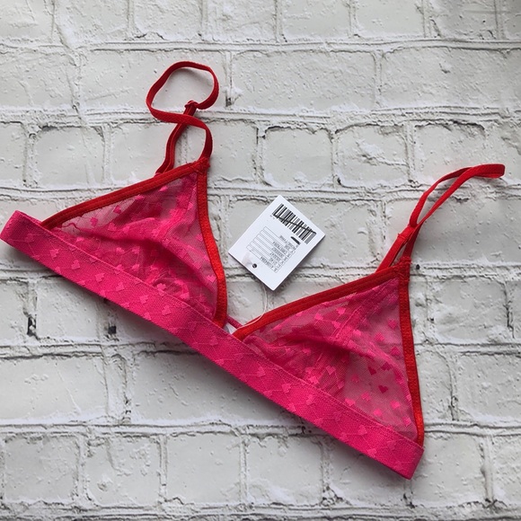 Urban Outfitters Heart Mesh Bralette - Picture 4 of 8